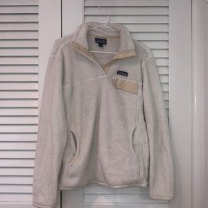 White Patagonia pullover